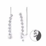 Ear cuff sterling silver