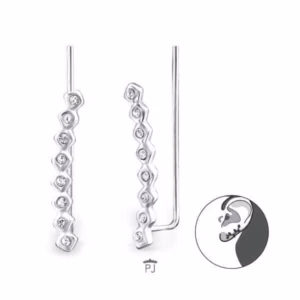 Ear cuff sterling silver