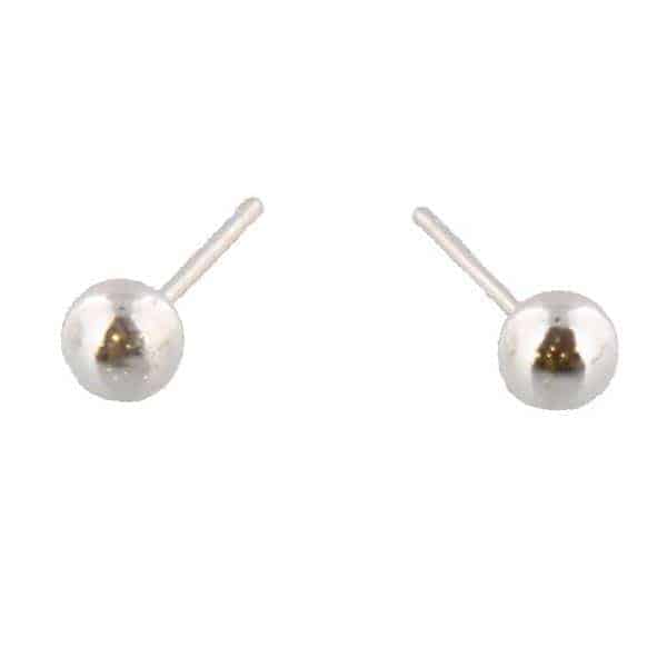 oorstekers 925 sterling zilver knopjes 2.5mm - bohostijl.nl %
