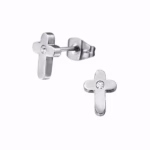 Kruis oorstekers chirurgisch rvs 316L met kristal