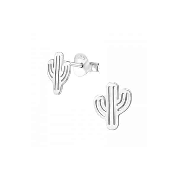 Cactus oorstekers 925 Sterling Silver