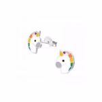 Eenhoorn oorstekers meisjes 925 Sterling silver