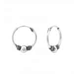 14mm sterling zilver bali hoops