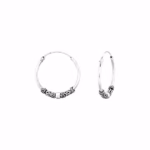 20mm bali hoops zilver