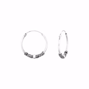 20mm bali hoops zilver
