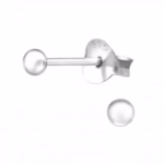 Oorknopjes meisjes zilver