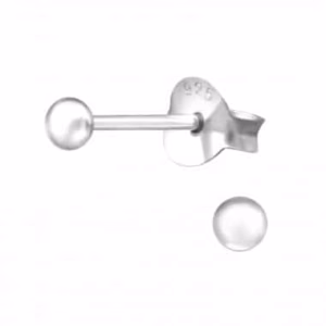 Oorknopjes meisjes zilver