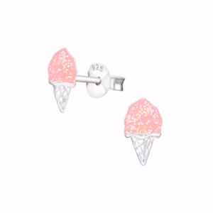 Roze ijsjes 925 Sterling Zilver