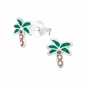 Palmboom oorbellen 925 Sterling Silver meisjes