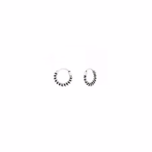 10MM zilver Bali hoops