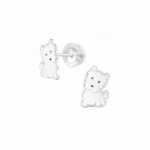 10MM zilver oorstekers hond