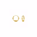 12MM Bali zilver hoops