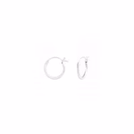 12MM zilver creolen