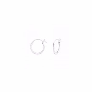 12MM zilver creolen