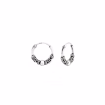 12mm bali hoops zilver