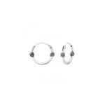 Bali hoops 12mm 925 Sterling Silver damesoorbellen