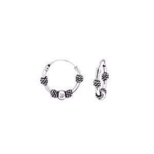 12mm creolen 925 Sterling Silver