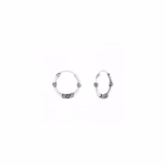 14MM zilver bali hoops