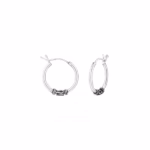 16mm sterling zilver bali hoops