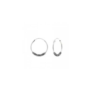 20MM Zilver Bali Hoops