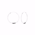 30mm creolen 925 sterling silver