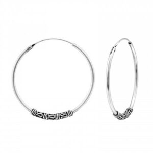 30MM Zilver Bali Hoops