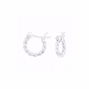 zilver bali hoops twisted