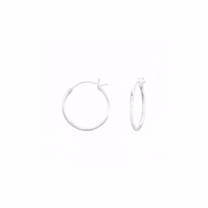 zilver creolen 18mm