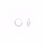 zilver bali hoops 10mm