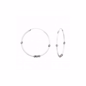 zilver bali hoops 30mm