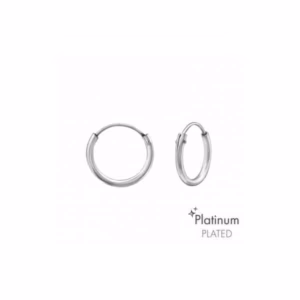 zilver creolen 12mm