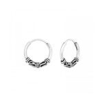 Zilveren Bali Hoops 12mm damesoorbellen