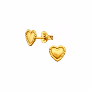 gold plated hart voor meisjes