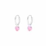 Roze kristal hartje
