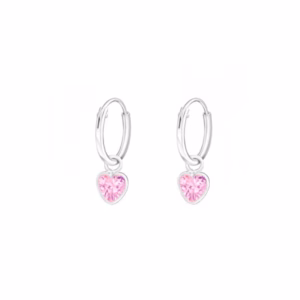 Roze kristal hartje