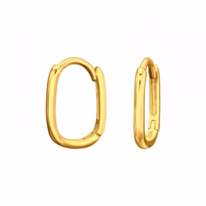 Gold plated huggies