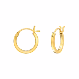 Gold plated creolen voor dames