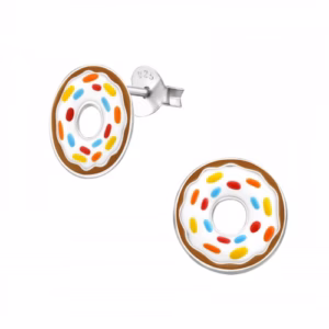 925 sterling zilver gekleurde donuts