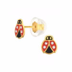 Lieveheersbeestjes oorstekers gold plated