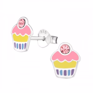 Cupcake oorbellen
