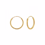 Gold Plated oorringen 16mm