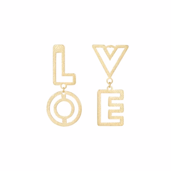 Large statement earrings love