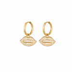 Lip earrings earrings