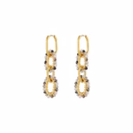 Boucles d'oreilles en perles d'or