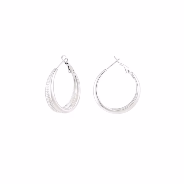 Grandes boucles d'oreilles en argent