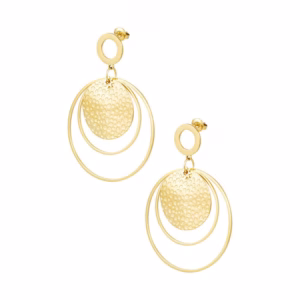 Gold earrings ladies earrings