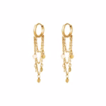 Boucles d'oreilles pendentifs collier coeurs