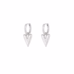 Earrings crafted with heart