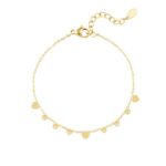 armband hartjes coins