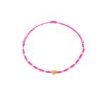 armbandje minimalistisch roze hartje